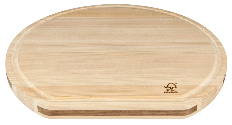 Planche à découper KAI en Hinoki japonais - Forme originale en D