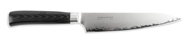 Couteau universel japonais Tamahagane Kyoto lame 15cm acier damas VG5
