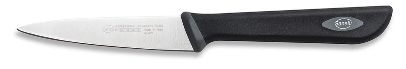 Coffret de 4 couteaux de cuisine professionnels SANELLI Gourmet manches noirs