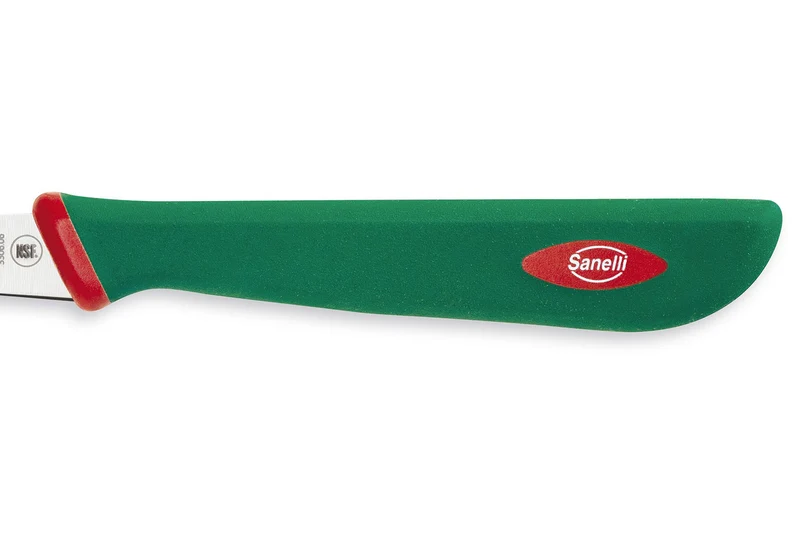 Couteau bec d'oiseau professionnel SANELLI Premana lame 6cm manche vert