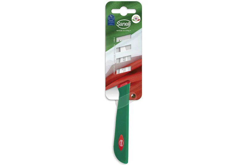 Couteau bec d'oiseau professionnel SANELLI Premana lame 6cm manche vert