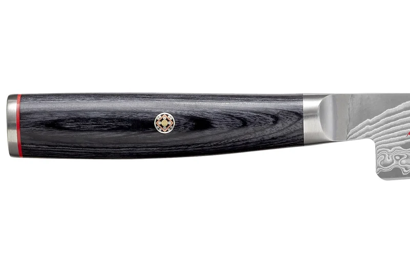 Couteau d'office japonais long Miyabi 5000FCD lame 11cm damas 48 couches manche pakkawood