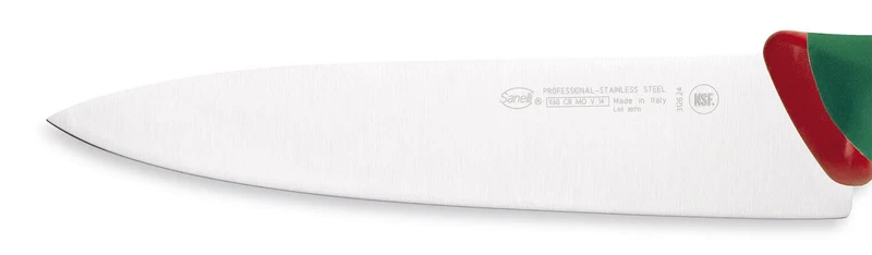 Couteau de chef professionnel SANELLI Premana lame 24cm manche vert