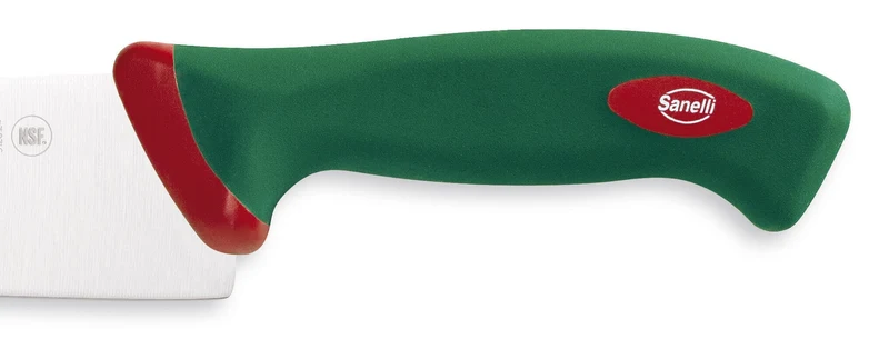 Couteau de chef professionnel SANELLI Premana lame 24cm manche vert