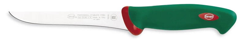 Coffret de 2 couteaux de boucher professionnels SANELLI Premana manches verts ergonomiques