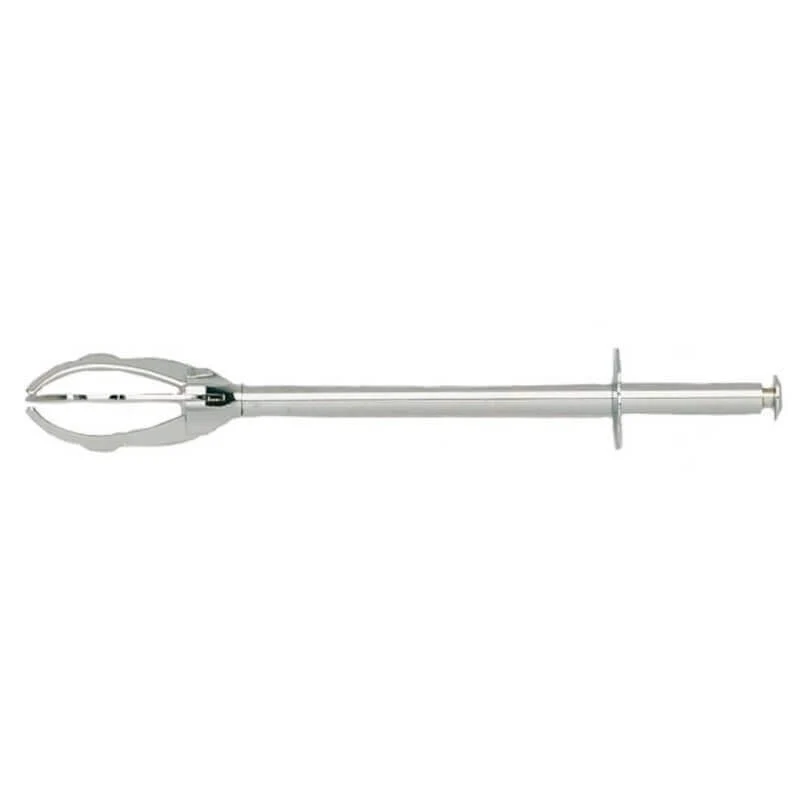 Pince à glace ergonomique 3 griffes unie chromée 21 cm