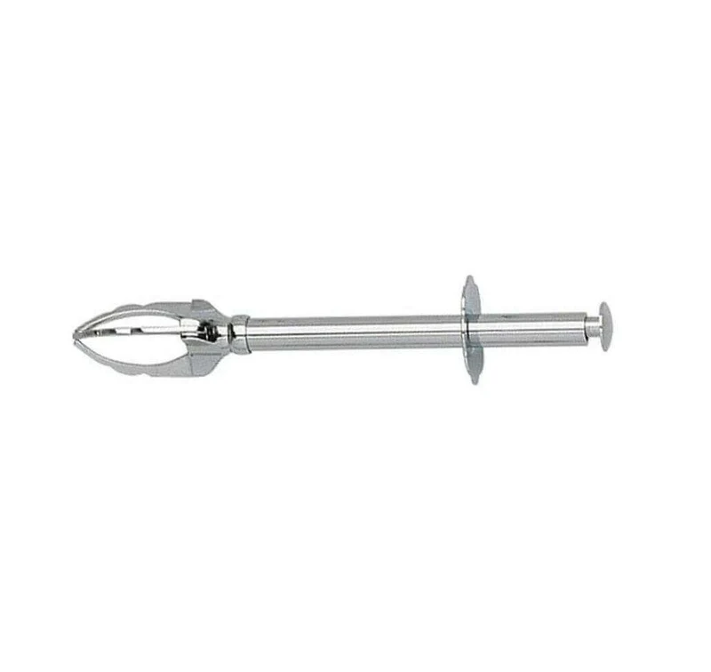 Pince à sucre 3 griffes unie chromée 12 cm