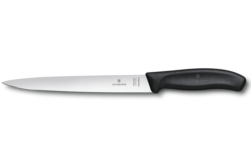 Couteau à dénerver/filet de sole VICTORINOX 20 cm flexible manche noir