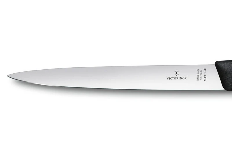 Couteau à dénerver/filet de sole VICTORINOX 20 cm flexible manche noir