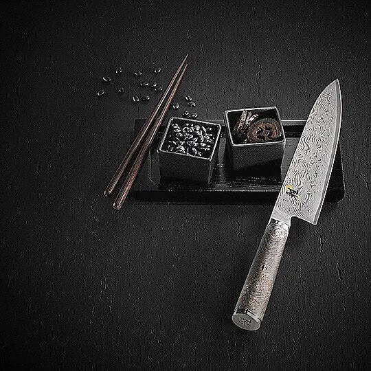 Couteau japonais Gyuto Miyabi 5000MCD67 24cm 132 couches de damas