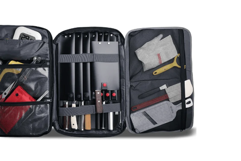 Sac à dos vide haut de gamme pour chefs CHEFCASE 2 maxi rangements