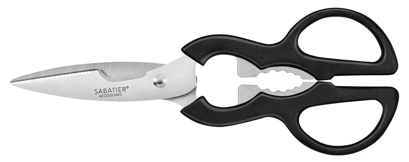 Ciseaux de cuisine Sabatier multi-usages manches ergonomiques
