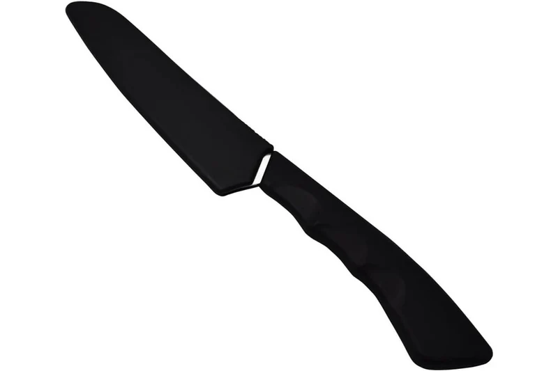 Couteau Kai Select pour fruits et légumes lame 12cm et manche noir + protège lame