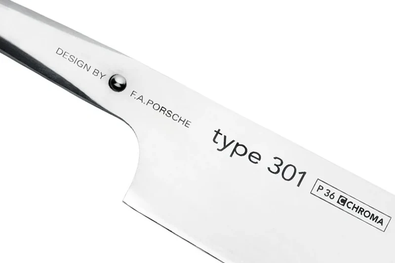 Couteau Nakiri Chroma Type 301 Design by F.A. Porsche 17cm