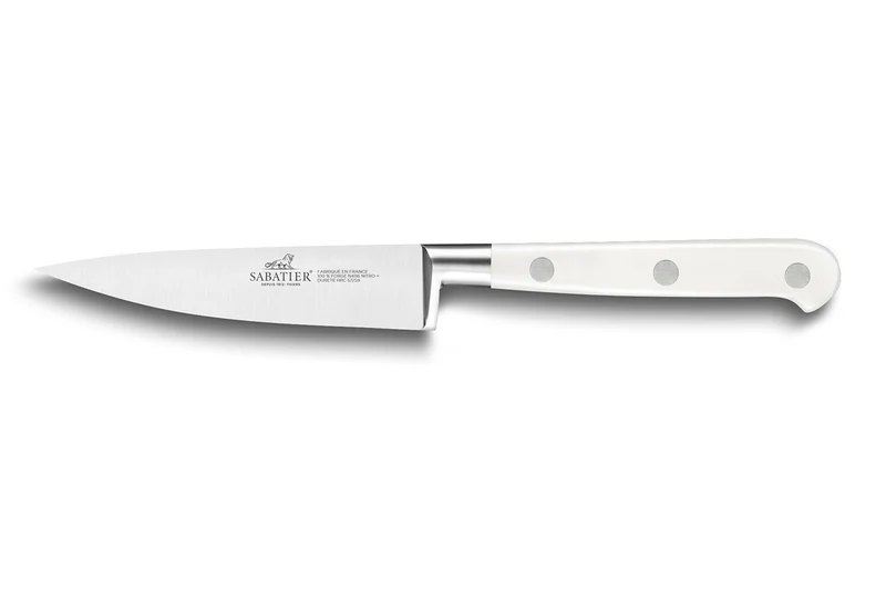Coffret 3 couteaux Sabatier Toque blanche 100% forgé manches rivetés