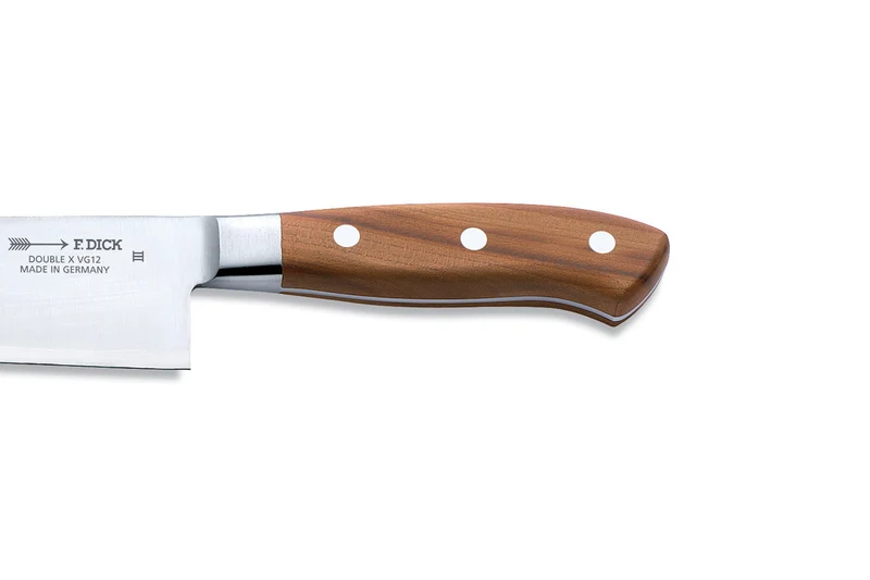 Couteau de chef DICK 1778 lame acier 3 couches 24cm manche bois de prunier
