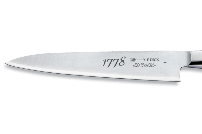 Couteau d'office DICK 1778 lame acier 3 couches 12cm manche bois de prunier