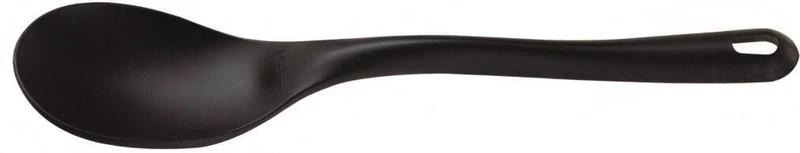 Cuillère de service professionnelle en polyamide noir 35cm