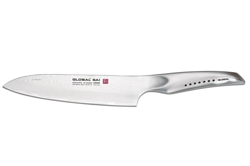 Couteau de chef japonais Global Sai 01 lame martelée 19cm