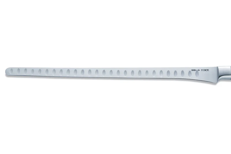 Couteau à saumon forgé DICK 1905 lame alvéolée 32cm manche design