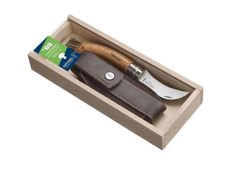 Coffret couteau à champignons Opinel N°08 + Etui