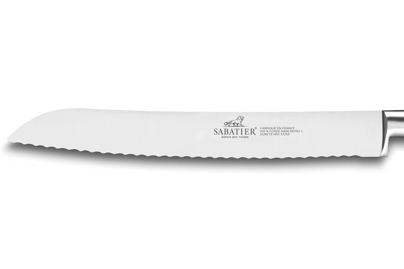 Couteau à pain SABATIER Saveur lame 100% forgée 20cm 3 rivets