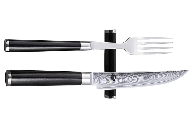 Set de couverts de table japonais KAI haut de gamme couteau + fourchette