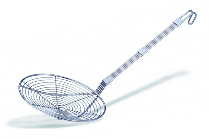 Araignée de cuisine géante tout inox diamètre 24cm
