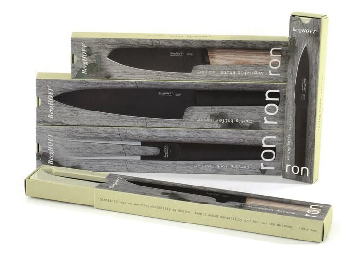 Couteau à découper Berghoff Ron Titan 19cm revêtement titane manche acier
