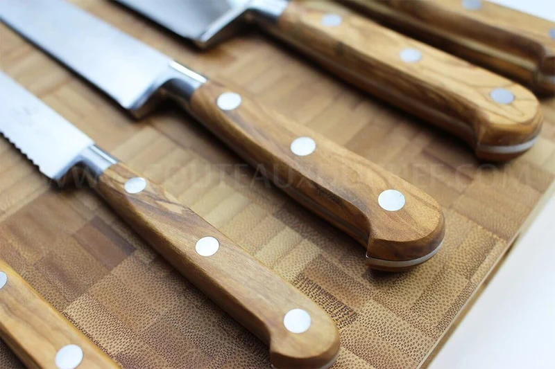 Couteau filet de sole SABATIER Provençao 100% forgé 15cm en olivier