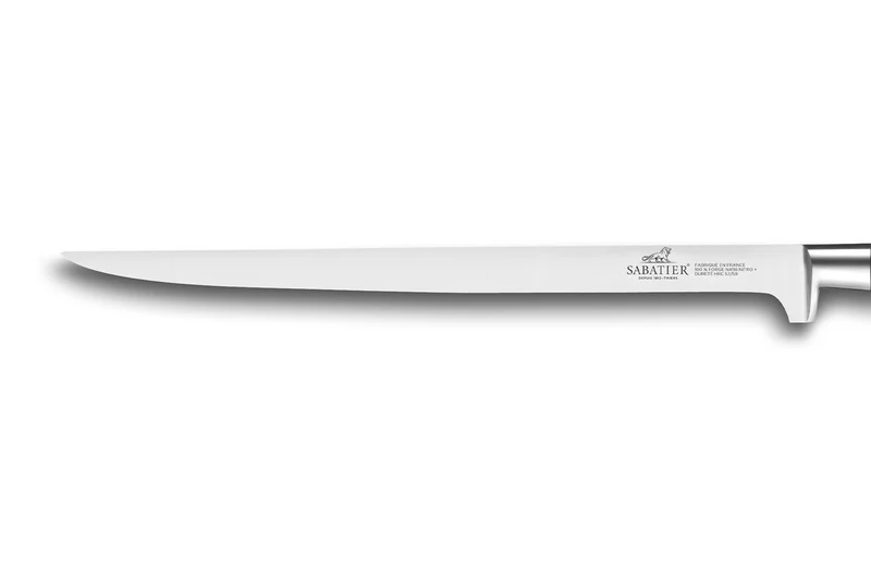 Couteau filet suédois SABATIER Idéal Inox 100% forgé rivets laiton lame 22cm