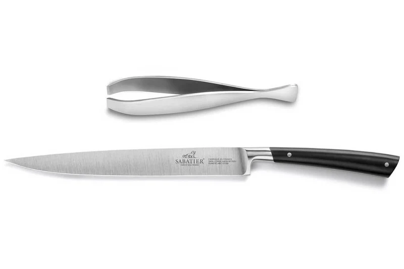 Coffret à poisson filet de sole + pince Sabatier Edonist forgés