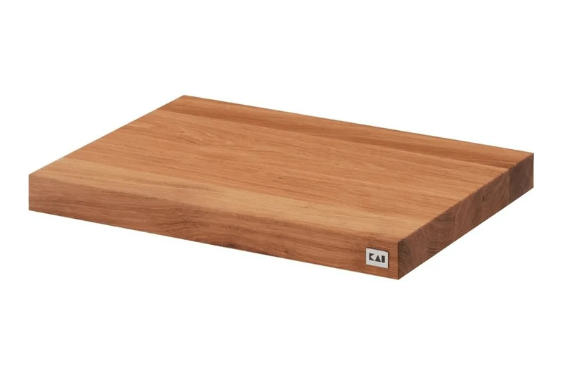 Set de découpe KAI planche à découper en chêne + 3 couteaux Shun Classic