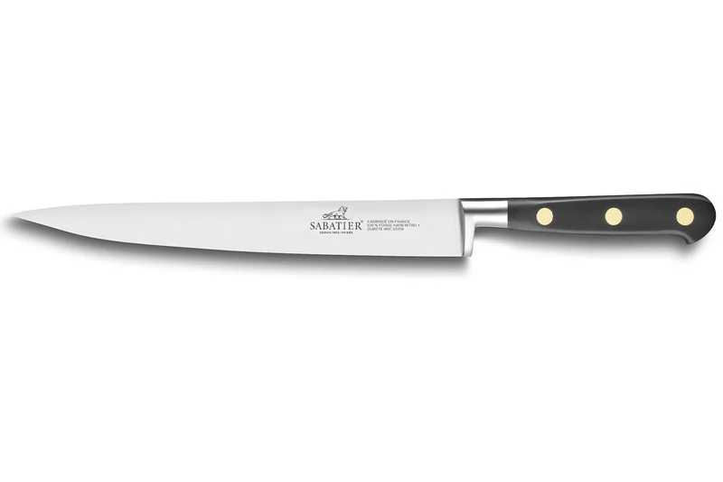 Couteau filet de sole SABATIER Idéal Inox forgé rivets laiton flexible 20cm