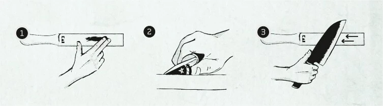Set de cuir à rasoir KAI + crème de polissage pour aiguisage de finition