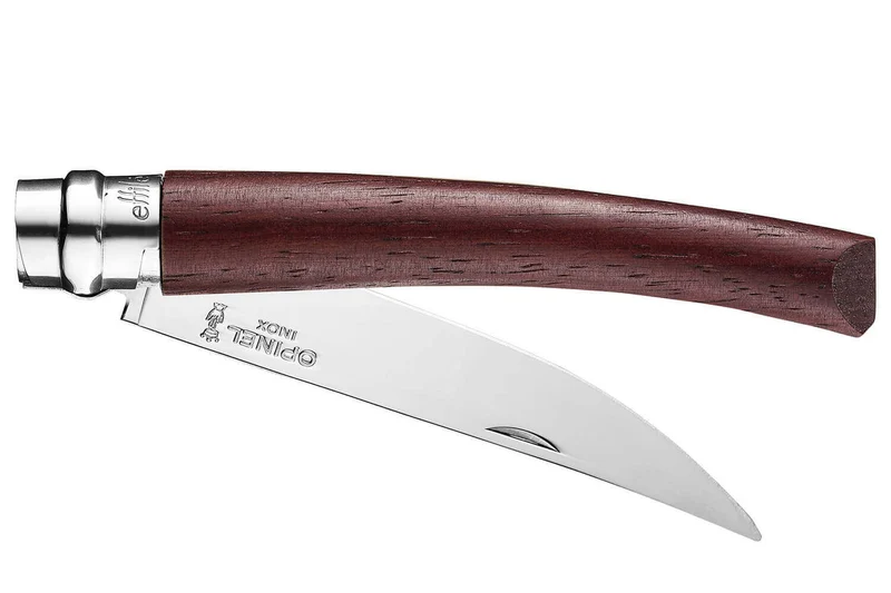 Couteau opinel Effilé n°10 lame 10cm virole tournante manche en padouk