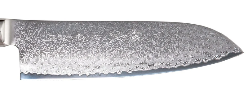 Couteau santoku japonais Yaxell SUPERGOU 16.5cm damas 161 couches
