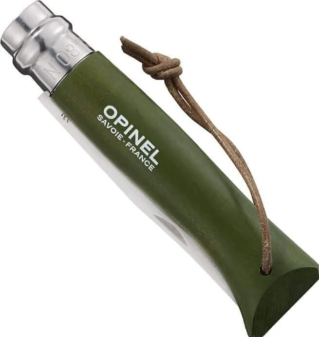 Couteau Opinel Baroudeur n°08 lame 8,5cm manche kaki
