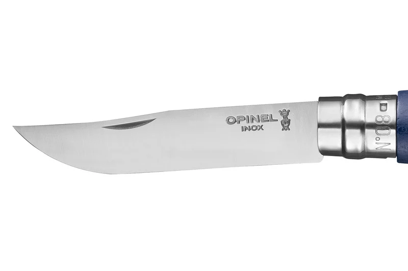 Couteau Opinel Tradition Baroudeur n°08 lame 8,5cm manche bleu