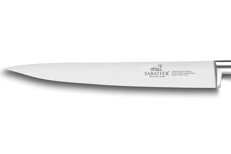 Couteau filet de sole SABATIER Idéal Inox forgé rivets laiton flexible 15cm