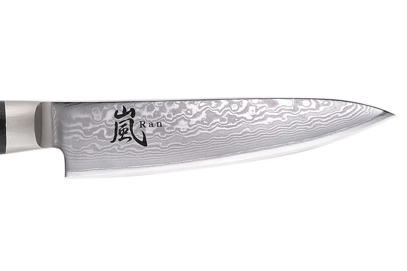 Couteau d'office japonais Yaxell RAN lame 12cm damas 69 couches