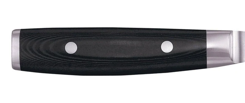 Couteau santoku japonais Yaxell RAN alvéolé 16.5cm damas 69 couches