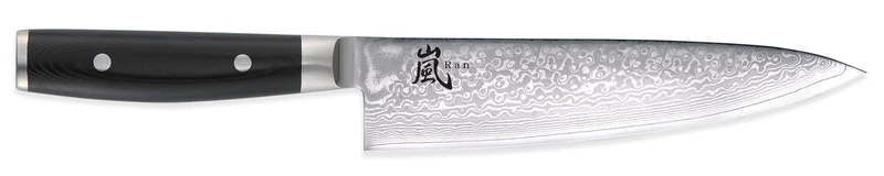 Couteau de chef japonais Yaxell RAN lame 20cm damas 69 couches