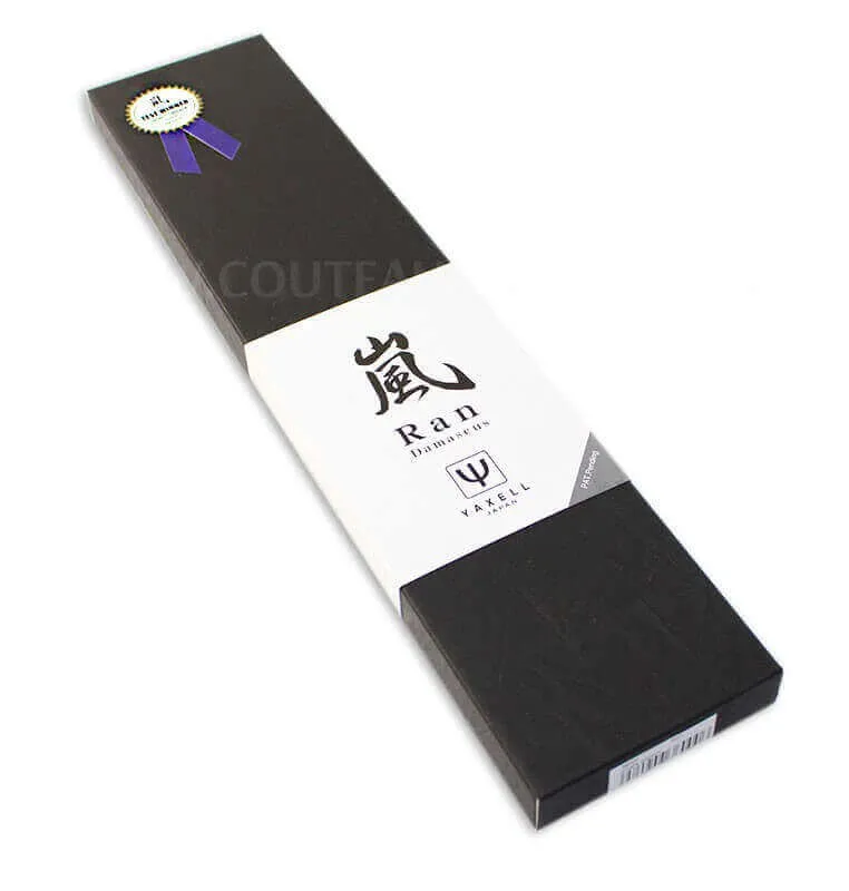 Couteau de chef japonais Yaxell RAN lame 20cm damas 69 couches