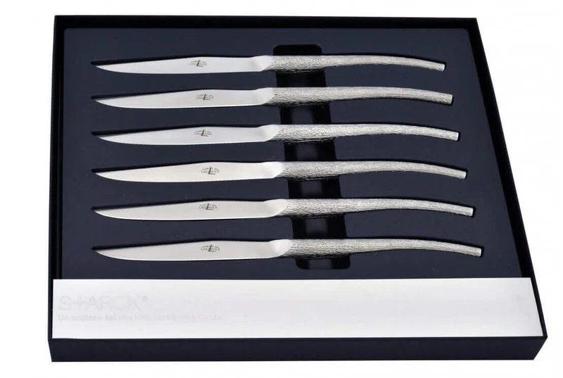 Coffret prestige 6 couteaux de table Forge de LAGUIOLE design P. STARCK