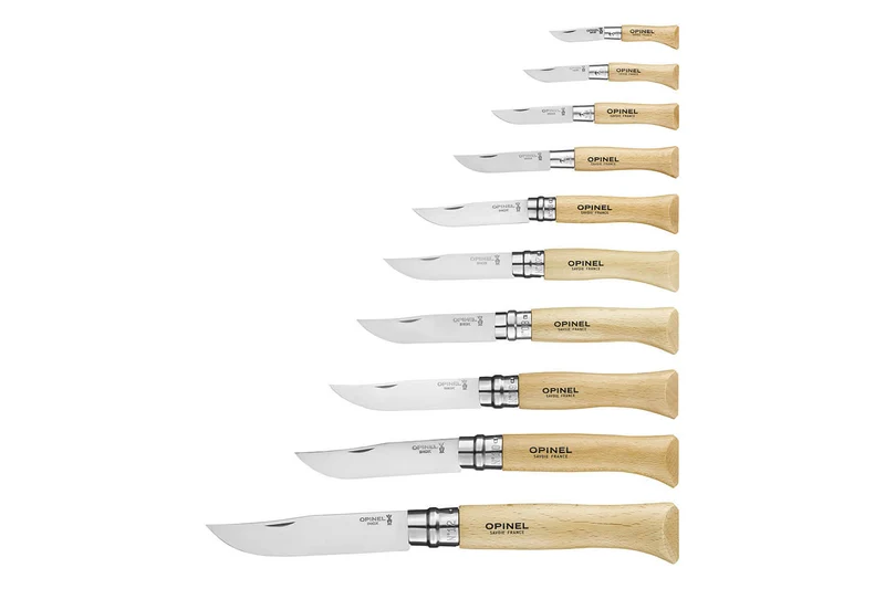 Coffret cadeau Opinel traditionnel en bois 10 couteaux de poche
