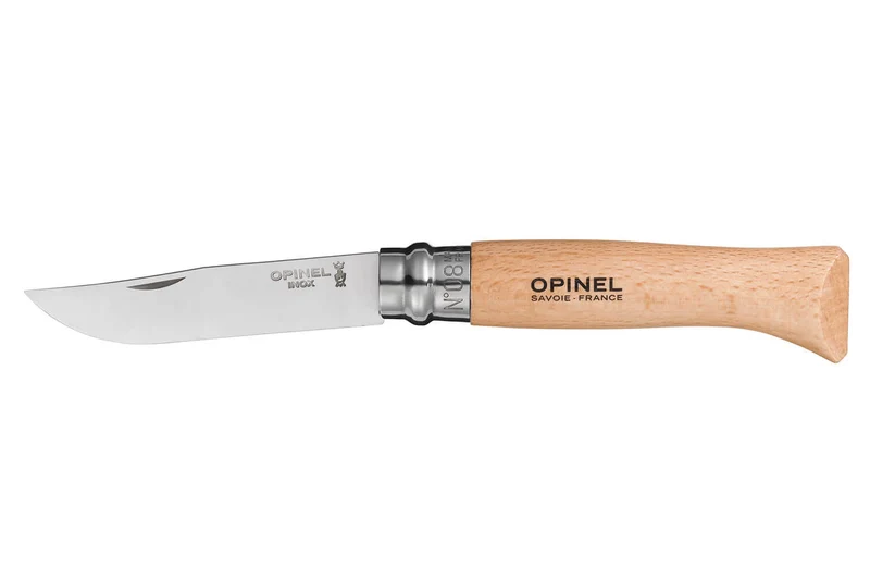Coffret Opinel traditionnel n°8 lame 8.5cm virole tournante + étui
