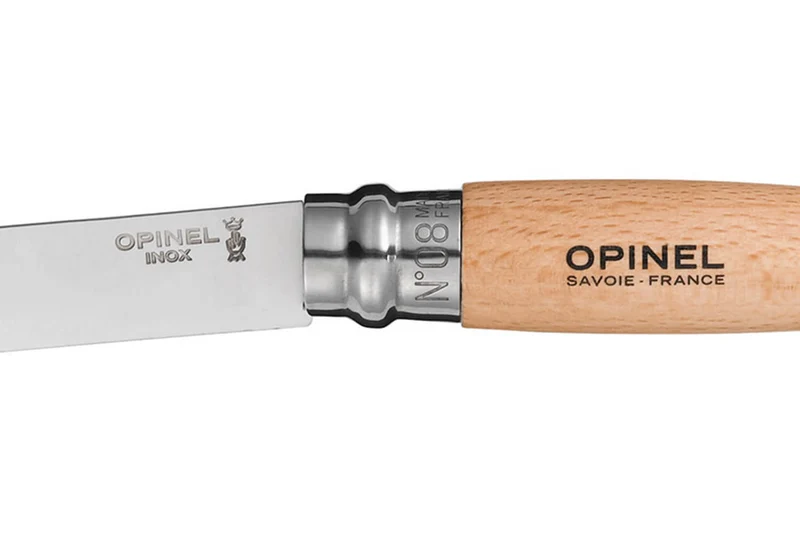 Coffret Opinel traditionnel n°8 lame 8.5cm virole tournante + étui