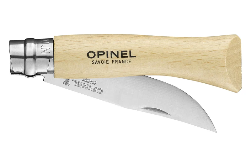 Couteau opinel traditionnel n°7 lame 8cm virole tournante manche en hêtre