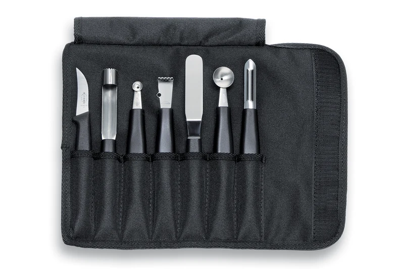 Mallette de chef 7 ustensiles professionnels DICK acier inox